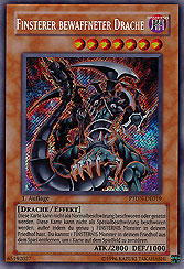 Finsterer bewaffneter Drache