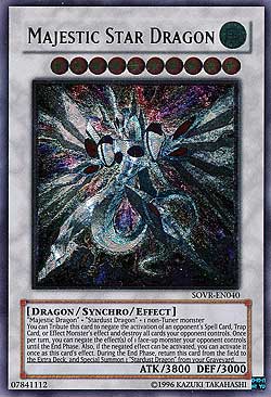 YuGiOh SOVR-JP040 Majestic Star Dragon Ghost Rare Japanese Stardust Overdrive YuGiOh SOVR-JP040 Majestic Star Dragon Ghost Rare Japanese Stardust Overdrive
