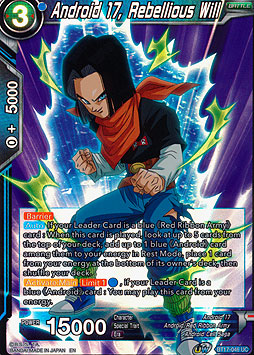 Android 17, Rebellious Will