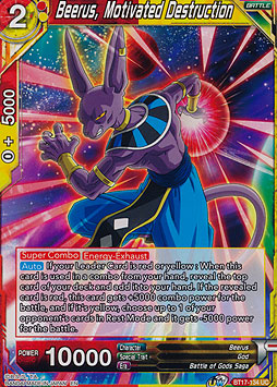 Beerus, Motivated Destruction