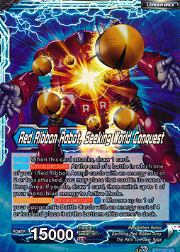 Commander Red // Red Ribbon Robot, Seeking World Conquest