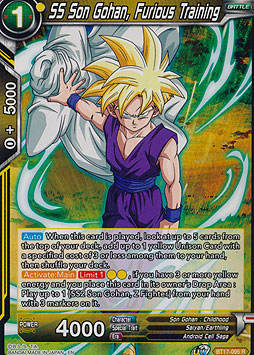 SS Son Gohan, Furious Training