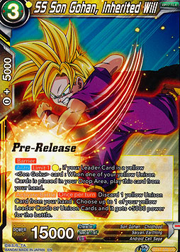 SS Son Gohan, Inherited Will