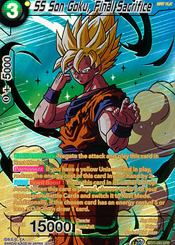 SS Son Goku, Final Sacrifice