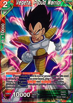 Vegeta, Proud Warrior