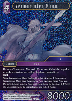 Vermummter Mann