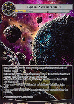 Typhon, Asteroidengürtel