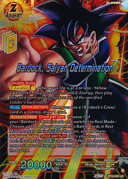 Bardock, Saiyan Determination