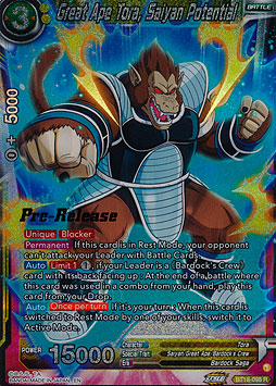 Great Ape Tora, Saiyan Potential