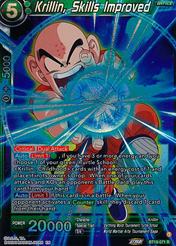 Krillin, Skills Improved