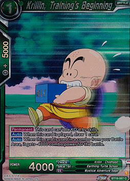 Krillin, Training