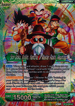 Master Roshi // Son Goku, Krillin, Yamcha, & Master Roshi, Reunited