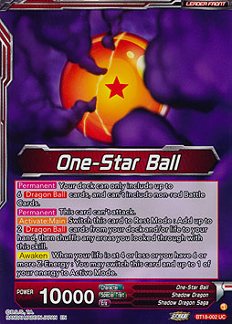 One-Star Ball // Syn Shenron, Despair Made Manifest