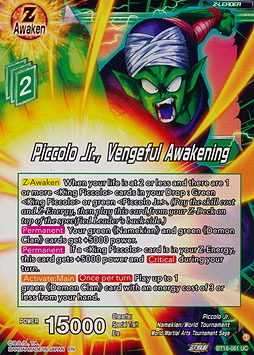 Piccolo Jr., Vengeful Awakening