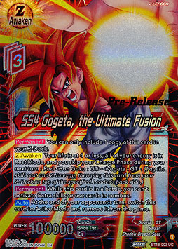 SS4 Gogeta, the Ultimate Fusion