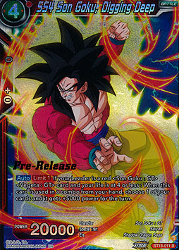 SS4 Son Goku, Digging Deep