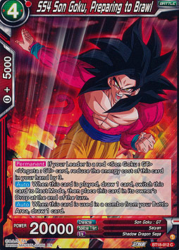 SS4 Son Goku, Preparing to Brawl