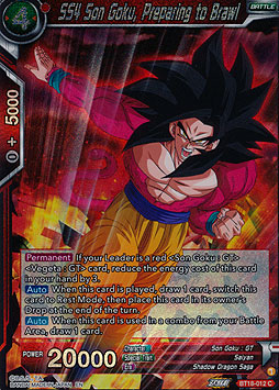 SS4 Son Goku, Preparing to Brawl