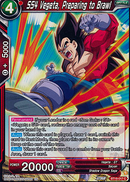 SS4 Vegeta, Preparing to Brawl