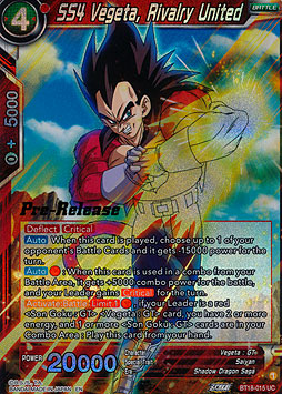 SS4 Vegeta, Rivalry United