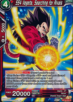 SS4 Vegeta, Searching for Rivals