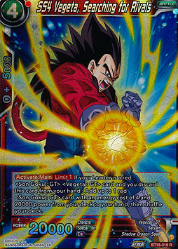 SS4 Vegeta, Searching for Rivals
