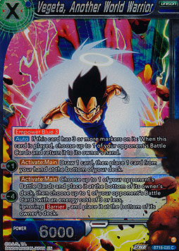 Vegeta, Another World Warrior