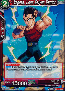 Vegeta, Lone Saiyan Warrior