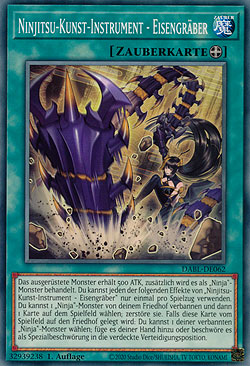 Ninjitsu-Kunst-Instrument - Eisengräber