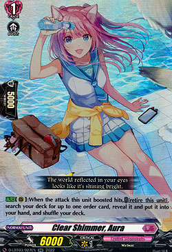 Clear Shimmer, Aura