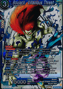 Boujack, Villainous Threat