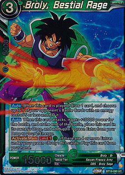 Broly, Bestial Rage