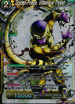 Golden Frieza, Villainous Threat