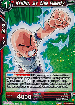 Krillin, at the Ready