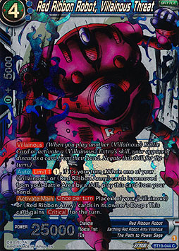 Red Ribbon Robot, Villainous Threat