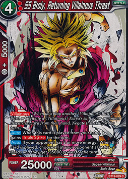 SS Broly, Returning Villainous Threat
