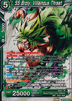 SS Broly, Villainous Threat