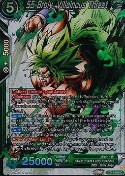 SS Broly, Villainous Threat