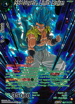SSB Gogeta, Limits Broken