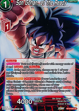Son Gohan, at the Ready