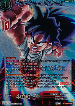 Son Gohan, at the Ready