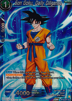 Son Goku, Daily Diligence