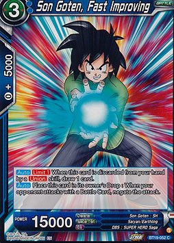 Son Goten, Fast Improving