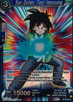 Son Goten, Fast Improving