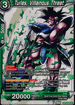 Turles, Villainous Threat