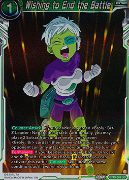 Wishing to End the Battle