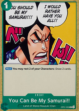 You Can Be My Samurai!!