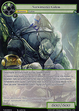 Verwitterter Golem
