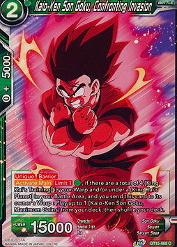 Kaio-Ken Son Goku, Confronting Invasion