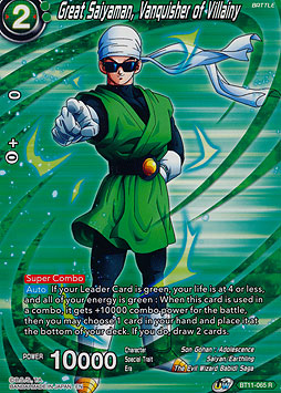 Great Saiyaman, Vanquisher of Villainy
